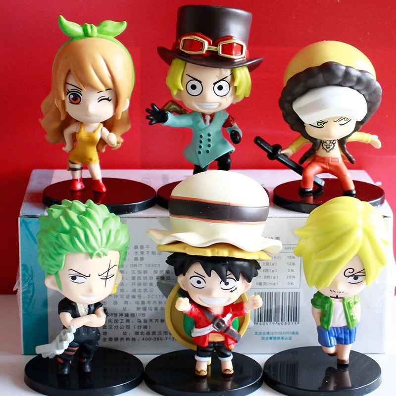Figure Anime Onepiece Movie Stampede Luffy Zoro set of 6pcs