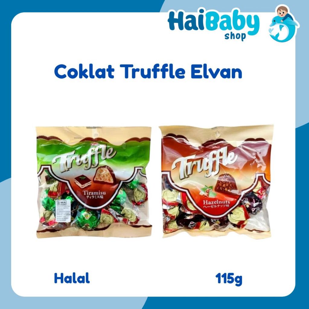 Coklat Elvan Truffle All Varian 115gr Halal
