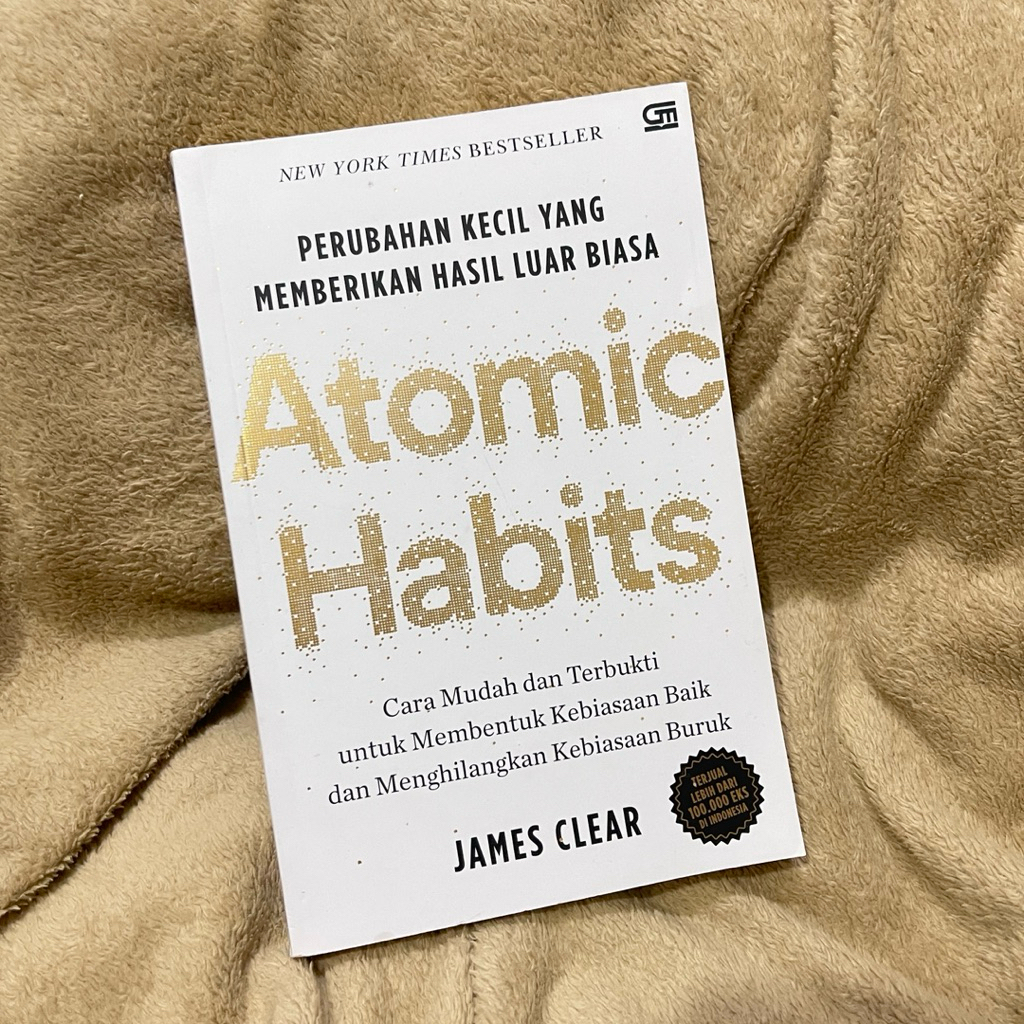 (Ready Stock) PRELOVED BUKU ATOMIC HABITS BY JAMES CLEAR PERUBAHAN KECIL YANG MEMBERIKAN HASIL LUAR 