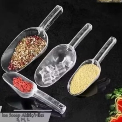 Serok Sekop Sendok Es Scoop Es Acrylic Sendok Es Batu Sekop Bahan Akrilik
