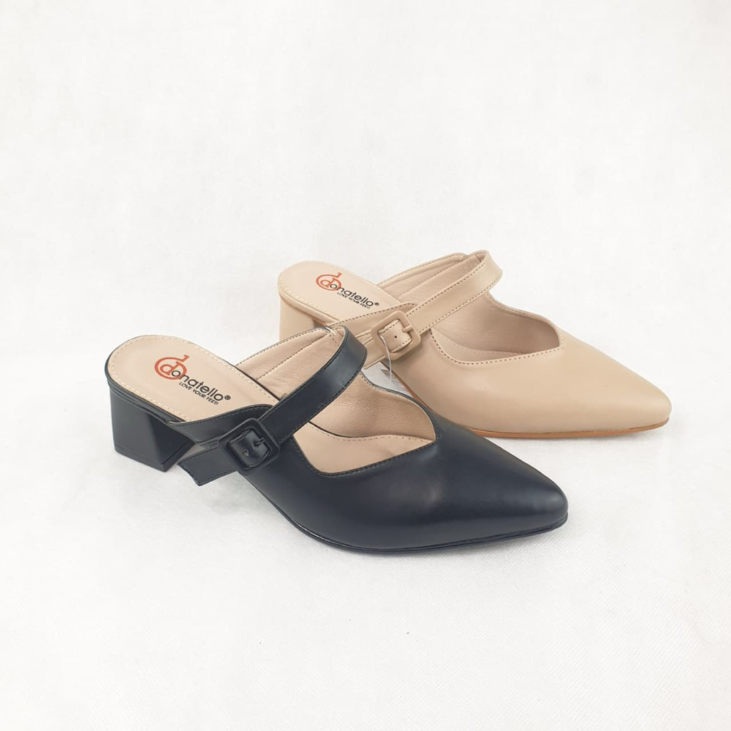 ISM - Donatello/AY.546101 Sepatu Mules Heels Wanita Hak 5cm - Heels Simple Wanita