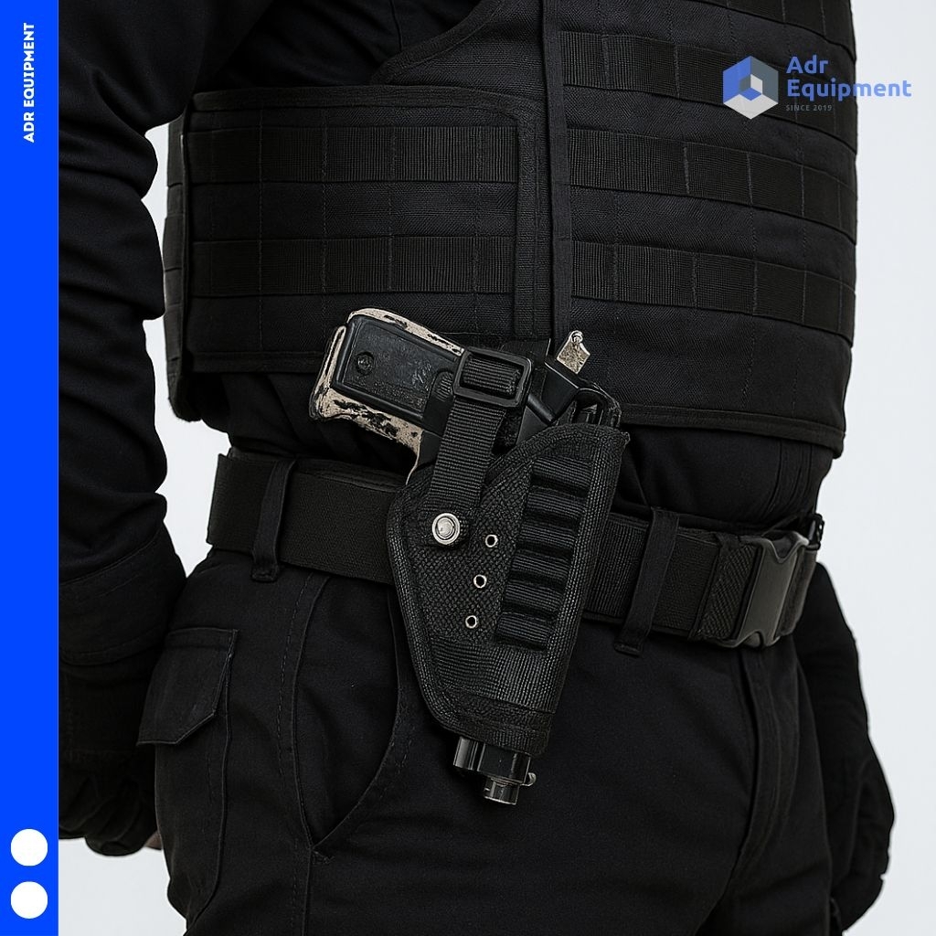 sarung pistol tipe 07, holster pinggang universal, holster pistol taktis, sarung pistol belt, tempat