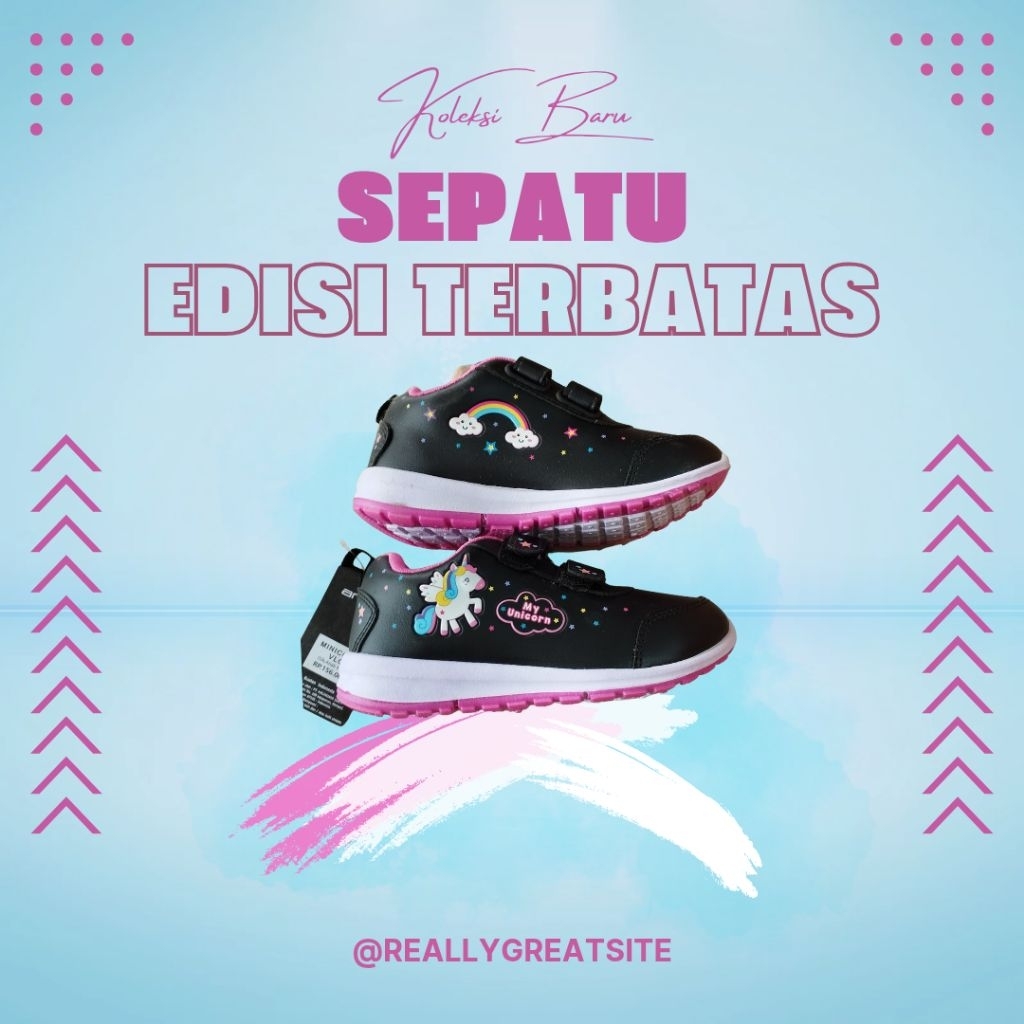 Sepatu Anak Cewek karakter Ando