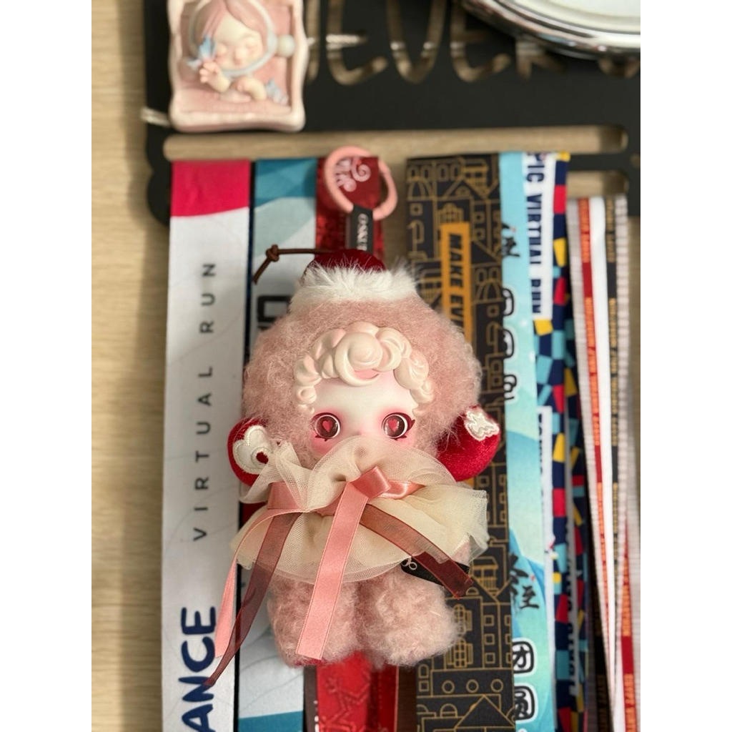 (READY) SKULL PANDA YOU FOUND ME MOLDY MUFFIN PINK POP MART ORIGINAL