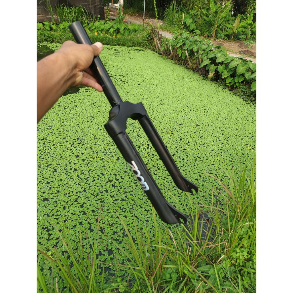 fork bmx zoom custom steel black doff