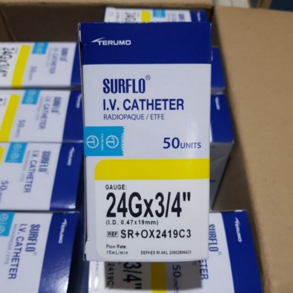 Surflo Terumo 18G 20G 22G 24G / I.V. Catheter 18 20 22 24 G