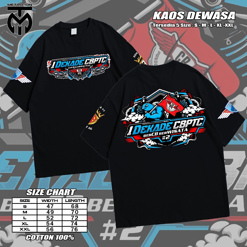 kaos 1 dekade cb PTC trenggalek