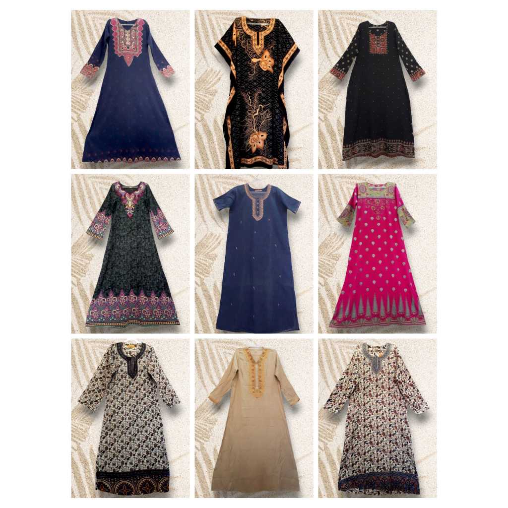 GAMIS INDIA KAFTAN BARU DAN MANTAN