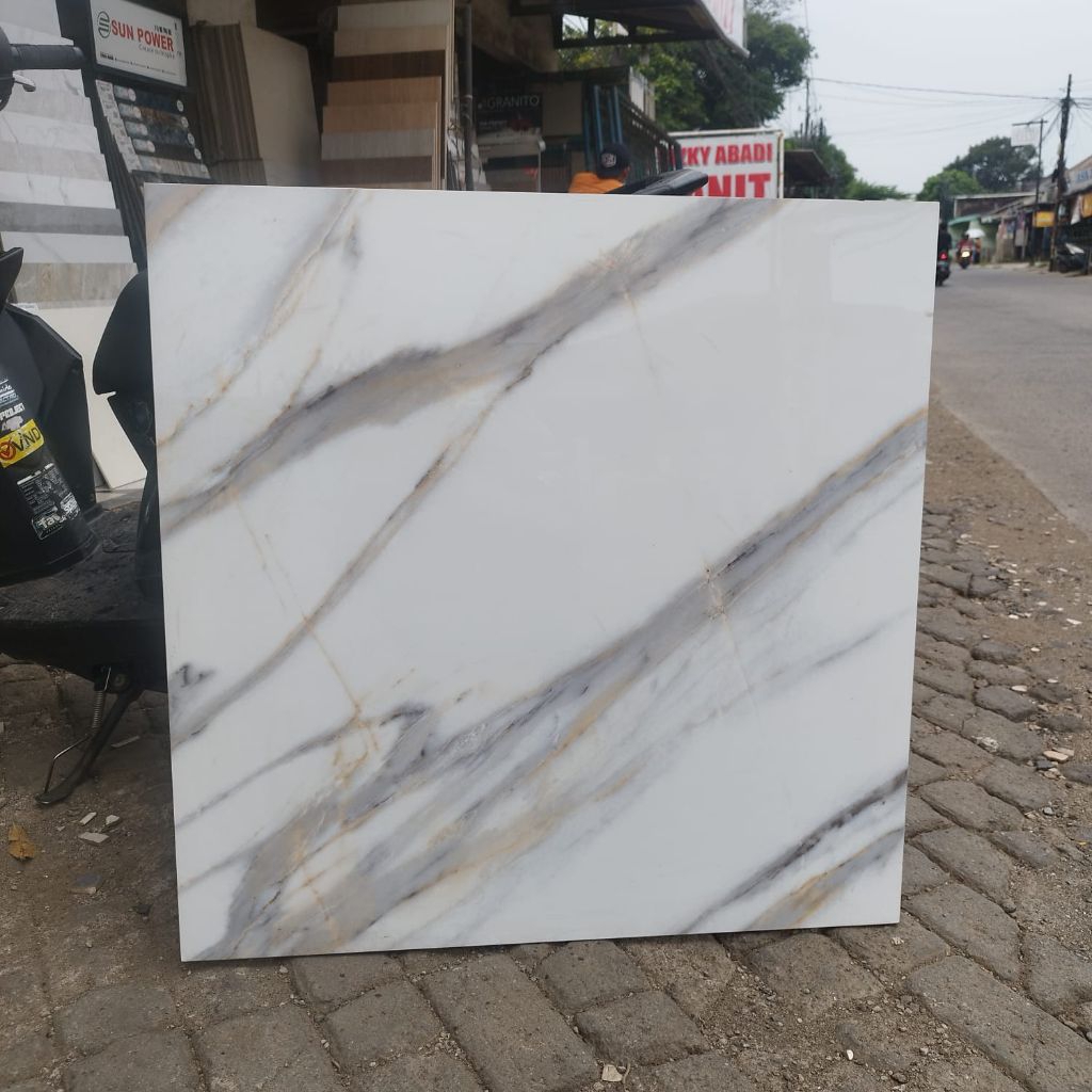 Granit 80x80 Glaze Polish motif marmer palmo glod