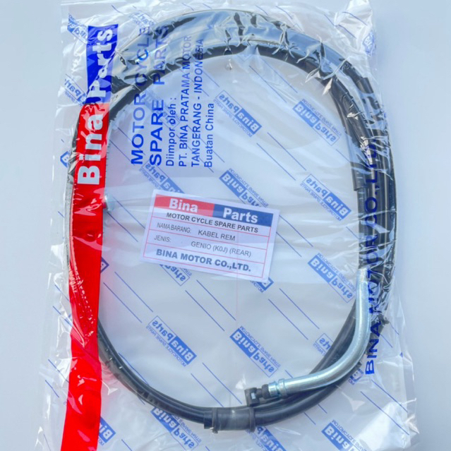 KABEL REM BELAKANG HONDA GENIO BEAT DELUXE BEAT STREET BINA PARTS