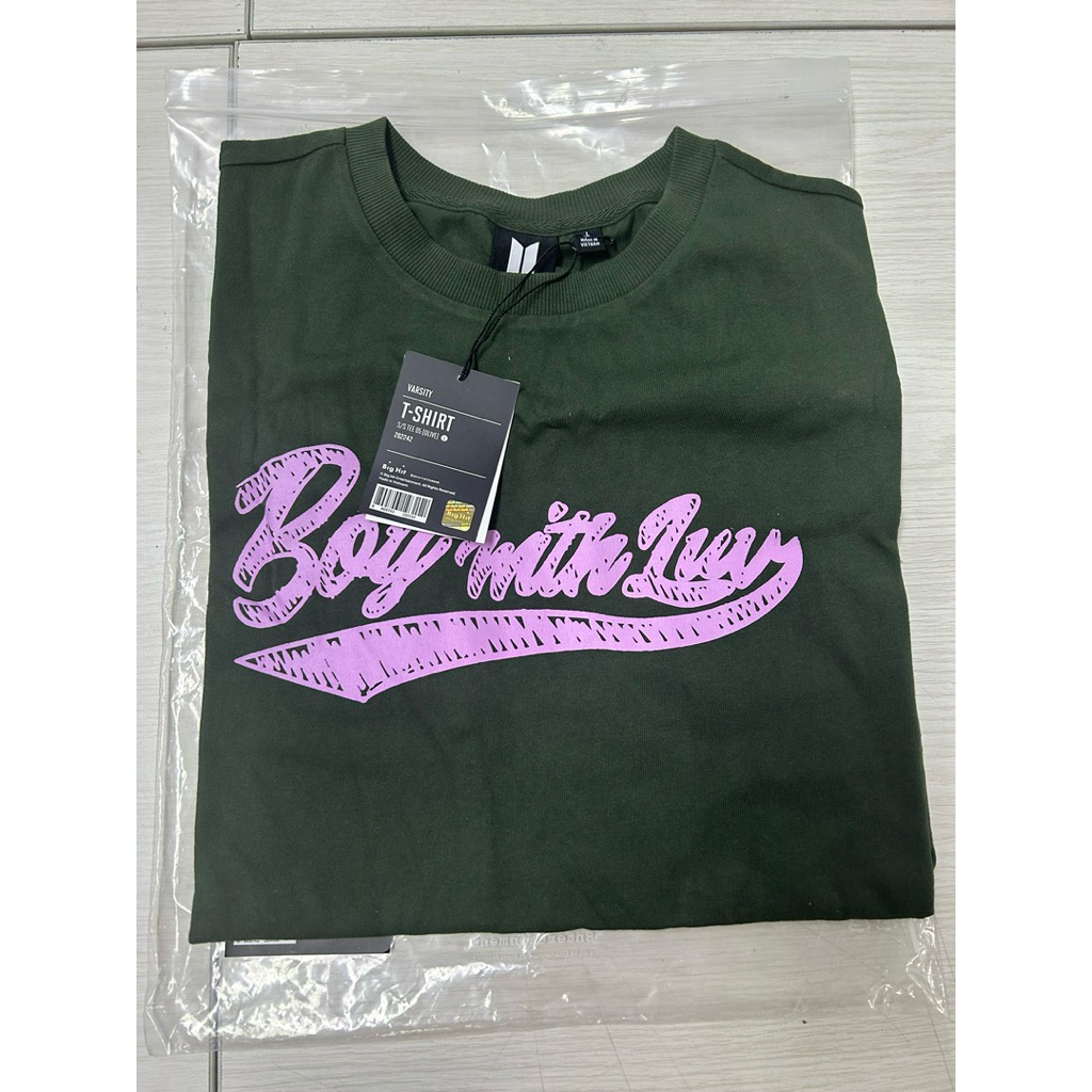 Kaos BTS [Original] - Hijau Olive - Merchandise