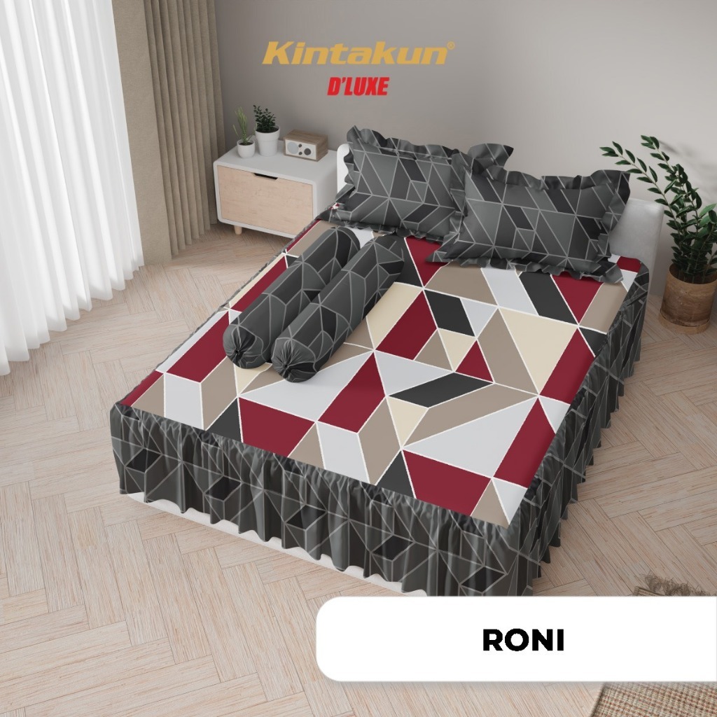 KINTAKUN DLUXE Sprei Rumbai Rimpel 180x200 King Size