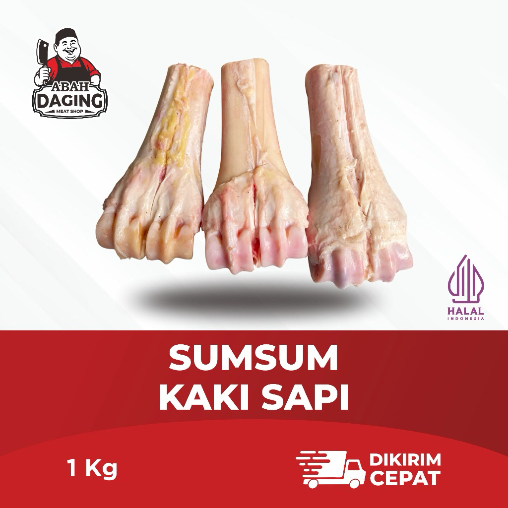 Tulang Sumsum Sapi Lokal – Local Beef Marrow Bones | Halal Siap Masak | Abah Daging