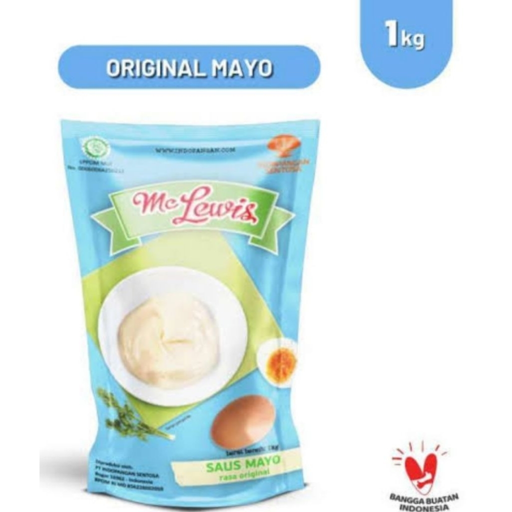 MC Lewis saus mayonaise original 1kg_