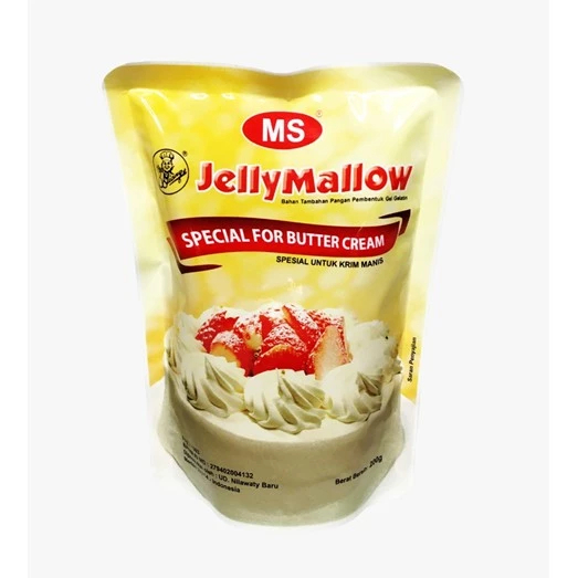 Jelly Mallow MS Baker | Bahan butter cream / Krem Manis Mentega Manis 200 Gr