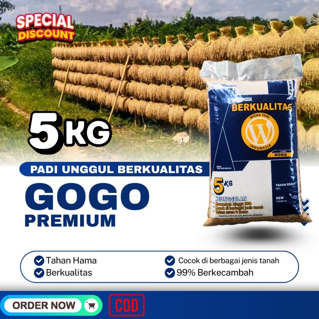 PADI UNGGUL DARAT GOGO 5KG