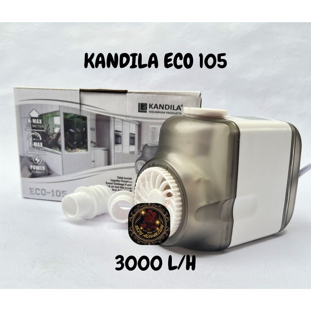 Pompa filter aquarium kandila eco 105 3000 L/H Mesin aquarium kolam