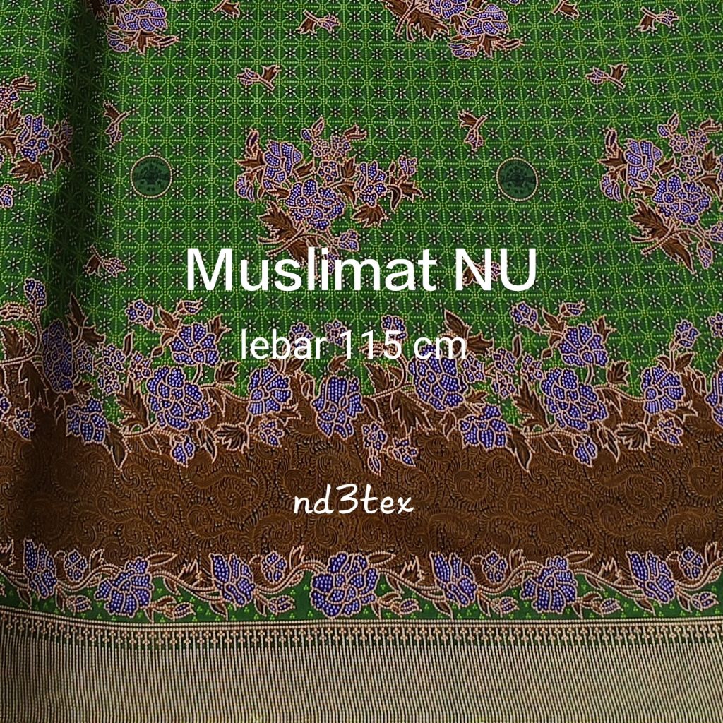 Kain Muslimat NU Meteran Bahan Sandwash