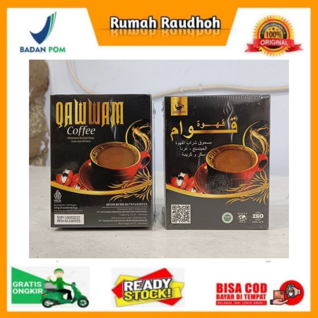 COFFEE QAWWAM ORIGINAL - KOPI STAMINA/KOPI PRIA DEWASA