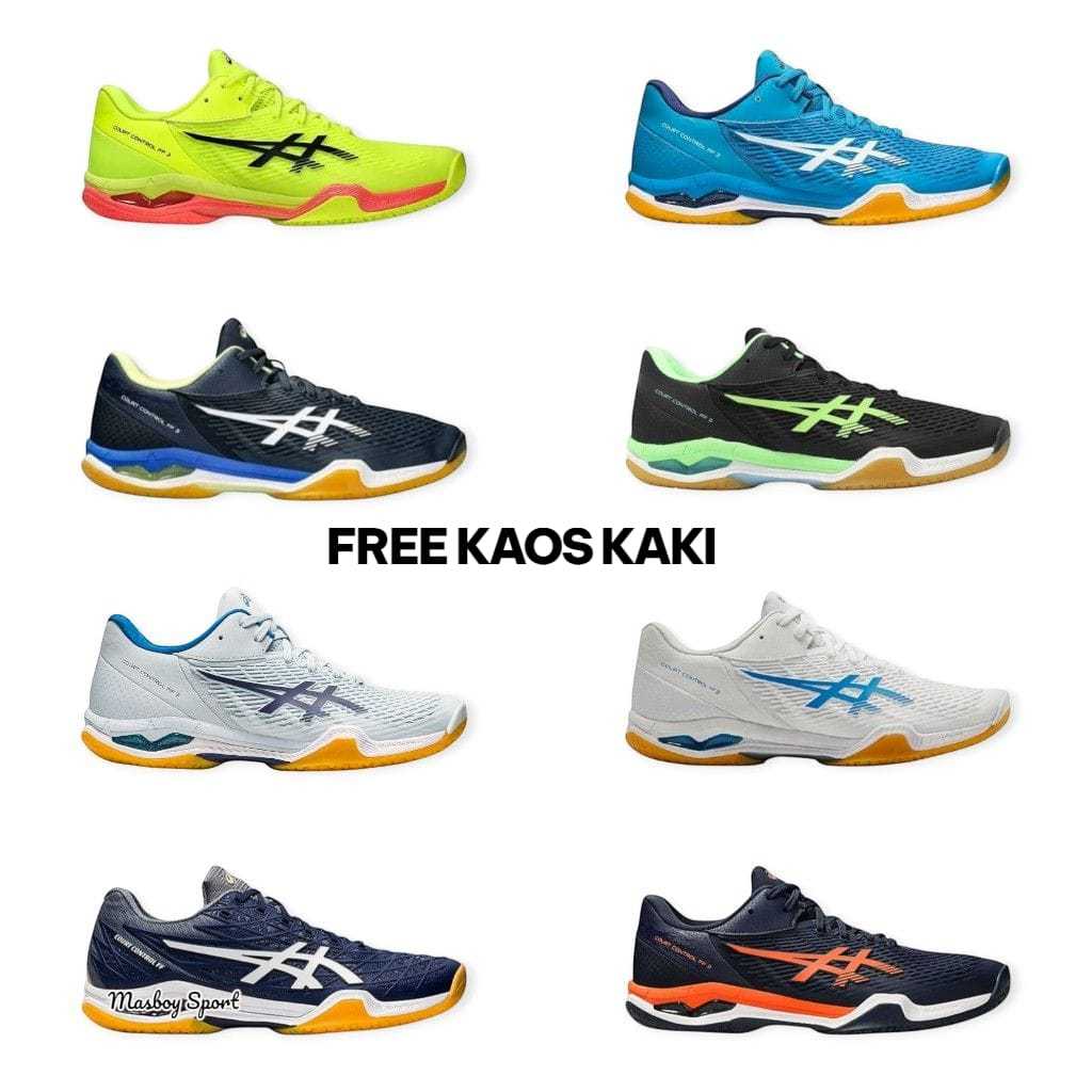 Sepatu Olahraga Badminton Terbaru Court Control ff Low Grade Ori / Sepatu Bulutangkis Terlaris Court