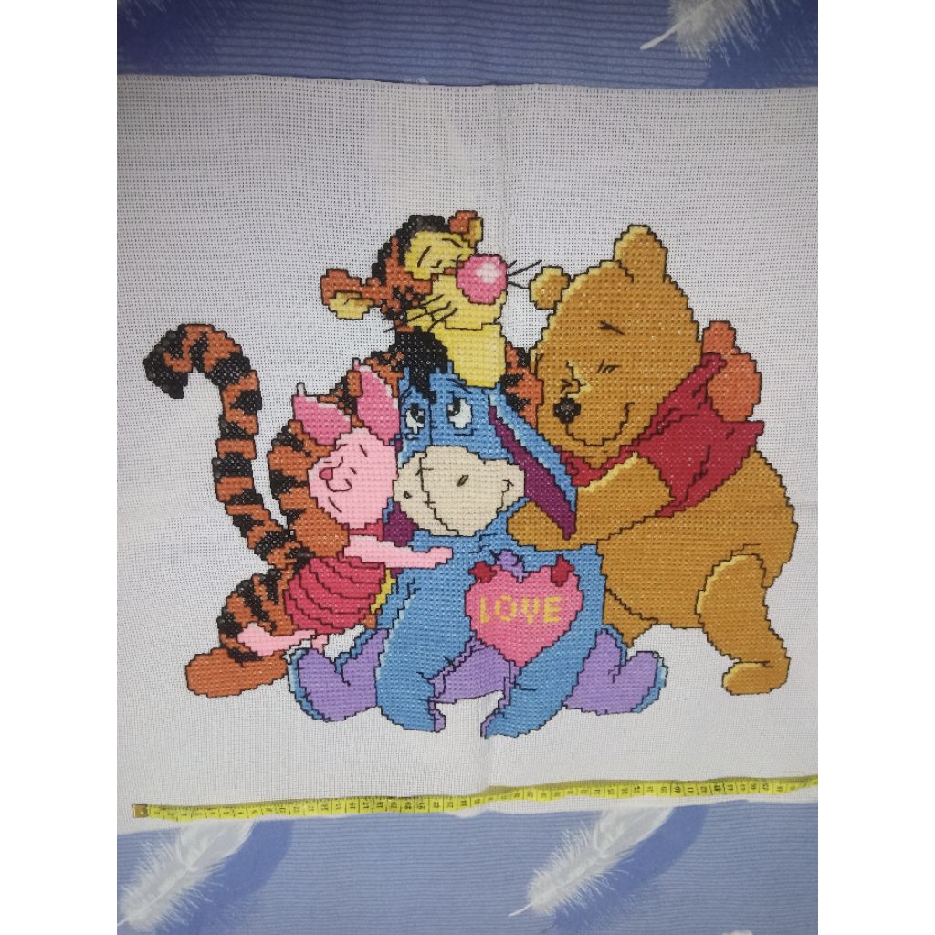 Hiasan kristik sudah jadi