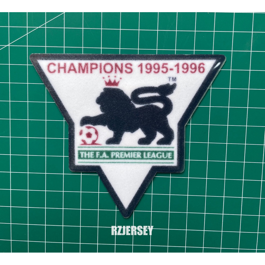PATCH JERSEY LIGA INGGRIS CHAMPIONS GOLD 1995 1996 RETRO HK