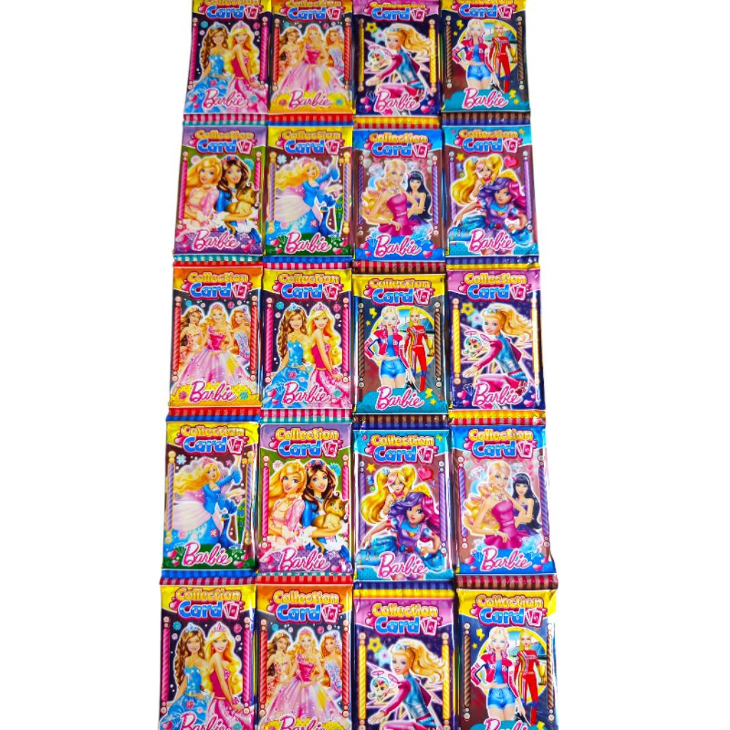12 Sachet Kartu Foil Card Barbie Tranding Card Game