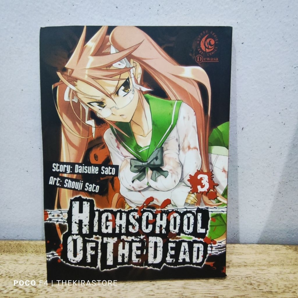 Komik Highschool of the Dead Vol 3,5,6,7 set (preloved)