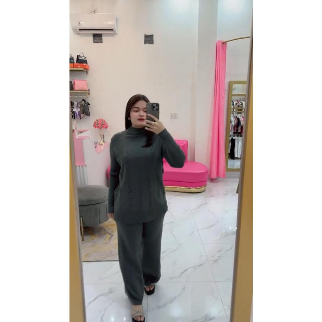 ONE SET KNIT RAJUT KATUN PREMIUM