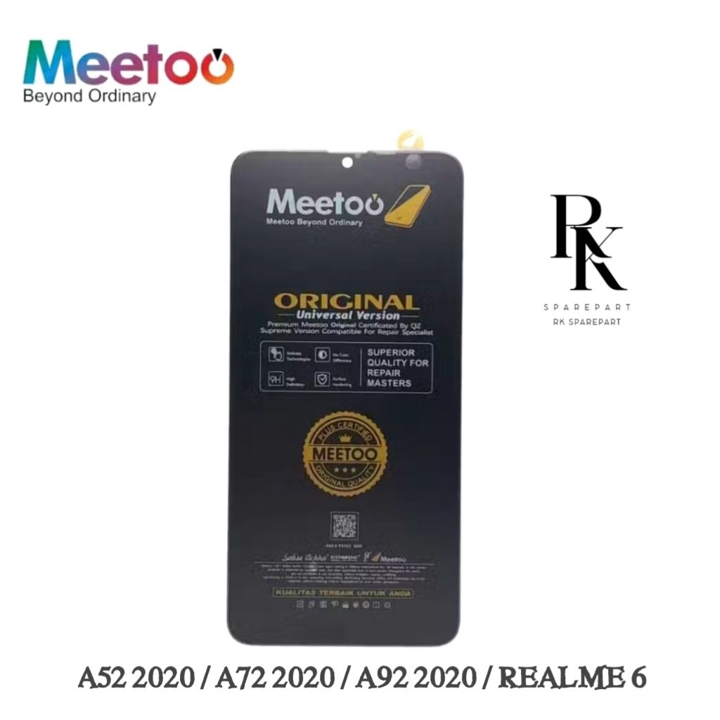LCD TOUCHSCREEEN OPPO A52 2020 / A72 2020 / A92 2020 / REALME 6 Original – 100% Original & Responsif