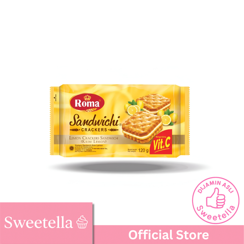 Biskuit Roma Sandwichi Lemon 120 Gr