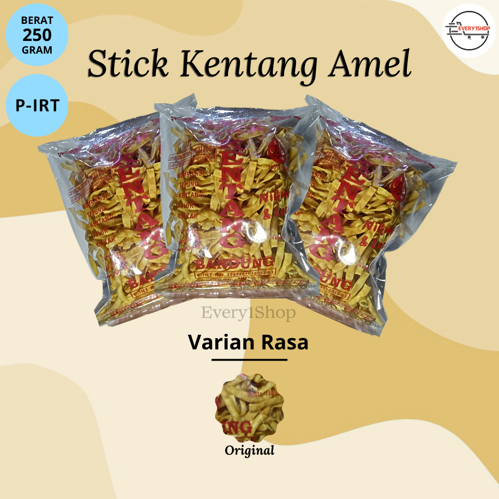 Stick Kentang Amel rasa original | Stik Kentang Amel rasa original | Cemilan | Snack