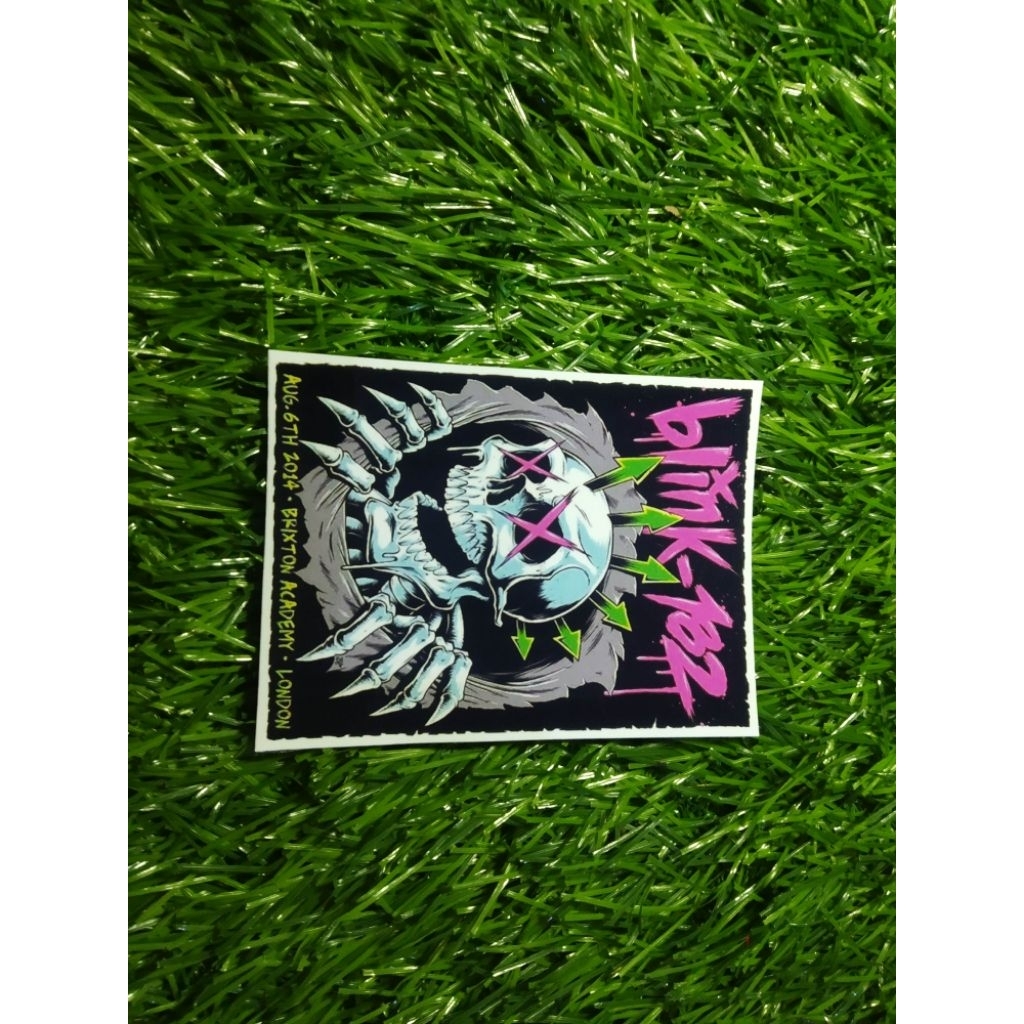 stiker vinyl blink 182