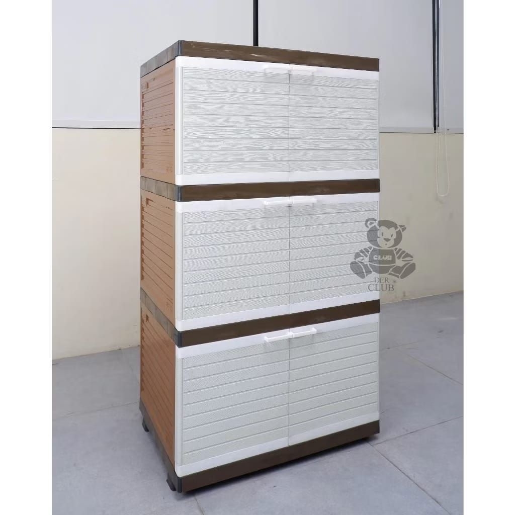 LEMARI PLASTIK CLUB SUSUN 3 BESAR - LEMARI JUMBO 3 SUSUN