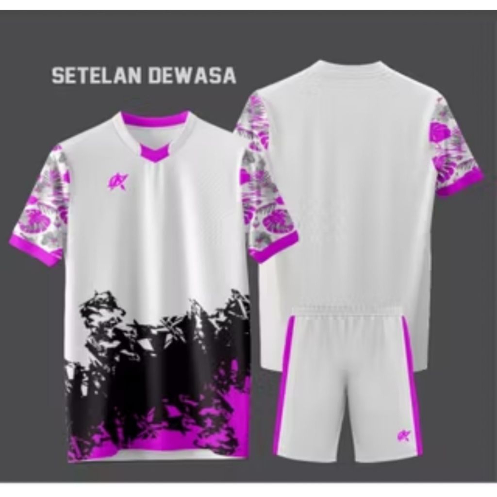 Setelan baju olahraga Kaos dan celana polosan | Jersey olahraga sepak bola, futsal, volly badminton 