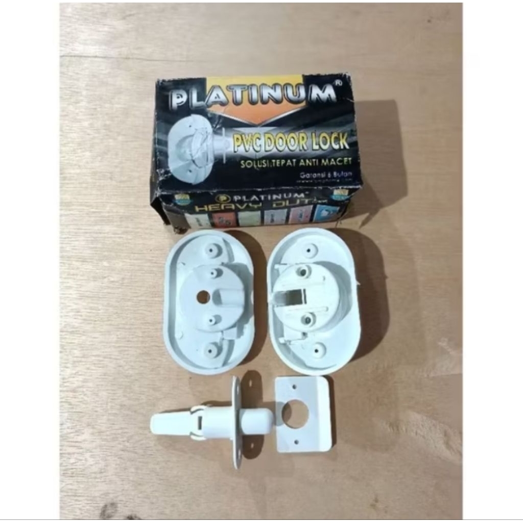 kunci bulat pintu kamar mandi pvc /kunci slot pvc pintu kamar mandi