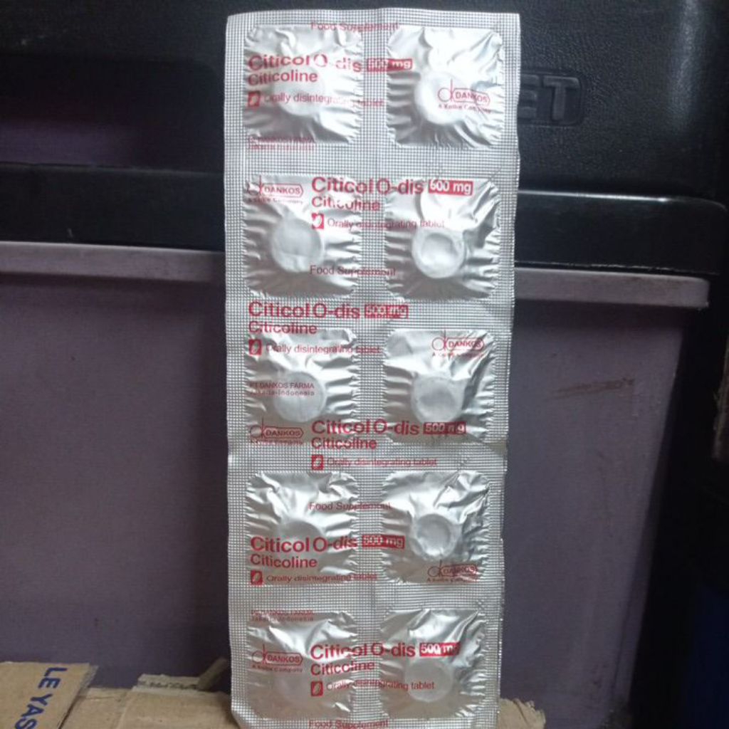 multivitamin otak Citicoline 500 mg 10 tablet
