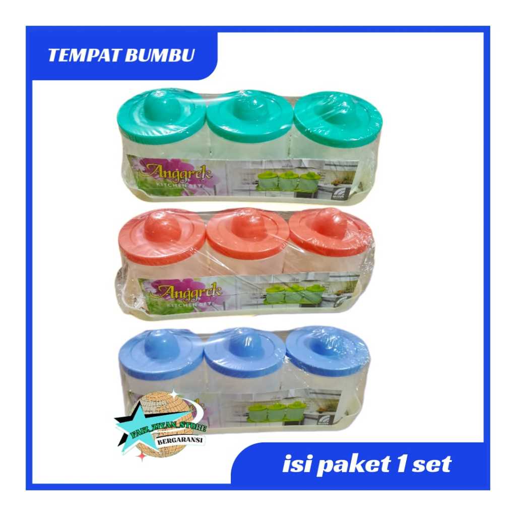 Tempat Bumbu Dapur / Rak Bumbu Plastik / Rak Dapur Plastik / Tempat Bumbu ANGGREK