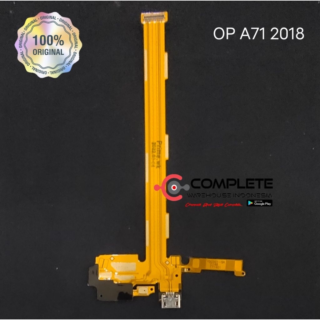 FLEXIBLE BOARD CAS OPPO A71 2018 / KONEKTOR CAS OPPO A71 2018 / PCB BOARD CHARGER OPPO A71 2018 ORIG