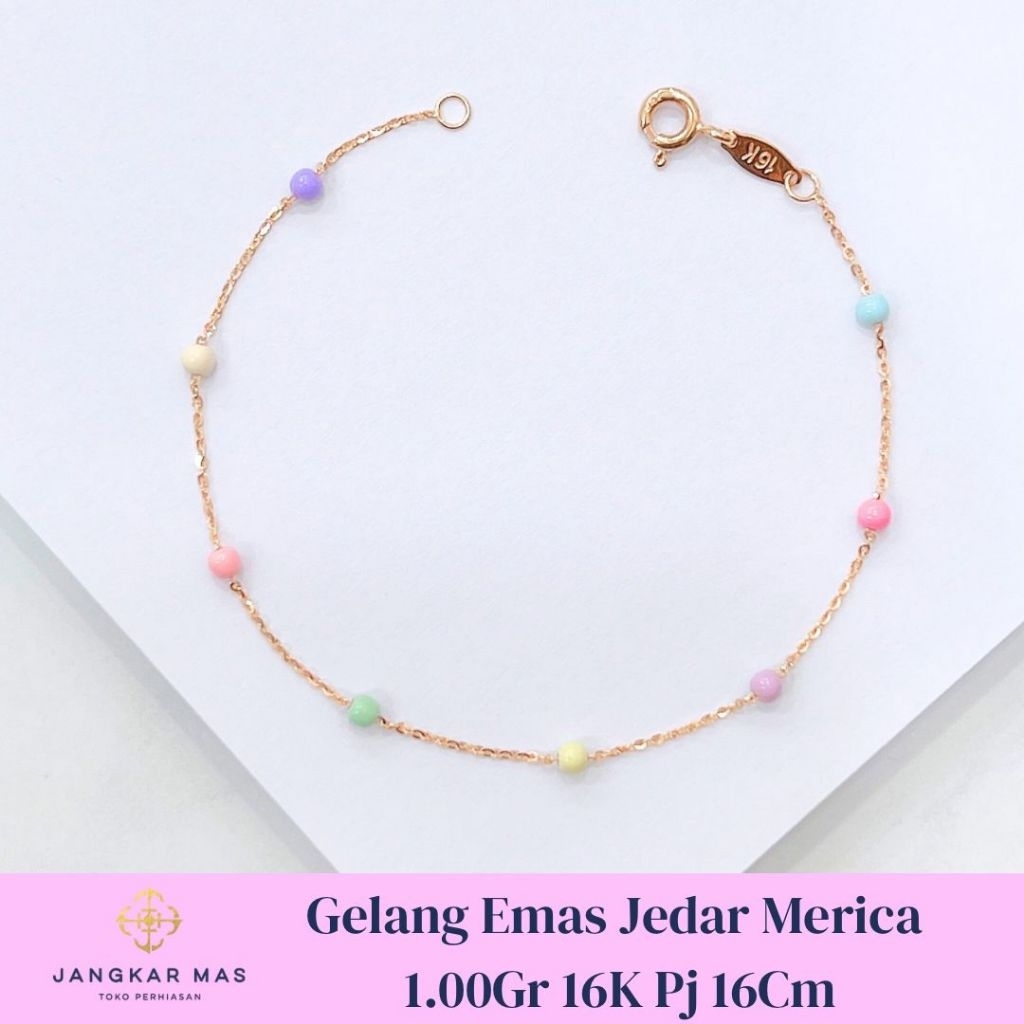 GELANG EMAS JEDAR MERICA 16K 1.00GR