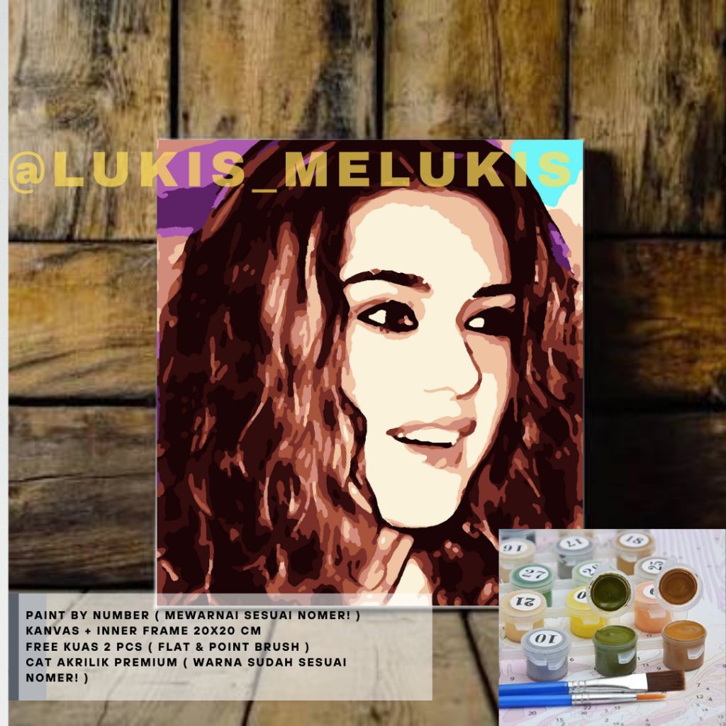 

Paint by Number | Pretty Shinta | 20x20cm