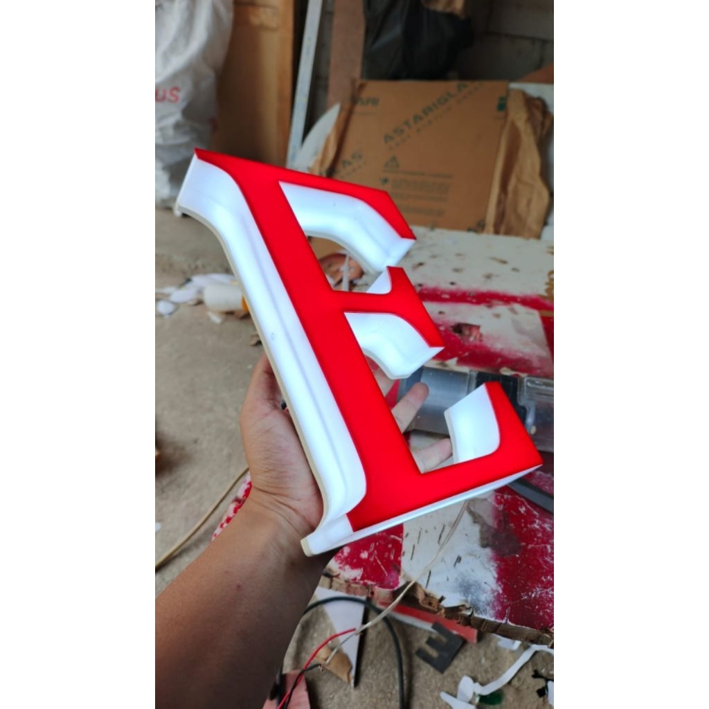 neon box huruf timbul full akrilik neon box custom