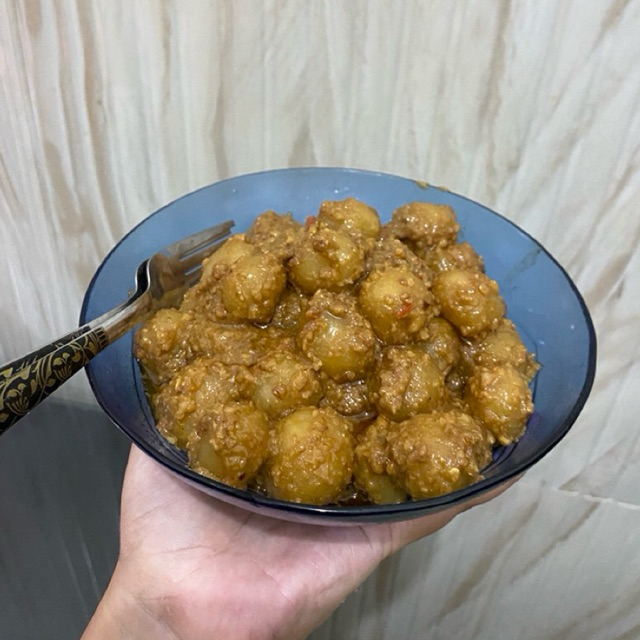 

Cilok free bumbu kacang isi 20pcs | cilok jadul | baso aci | cilok enak