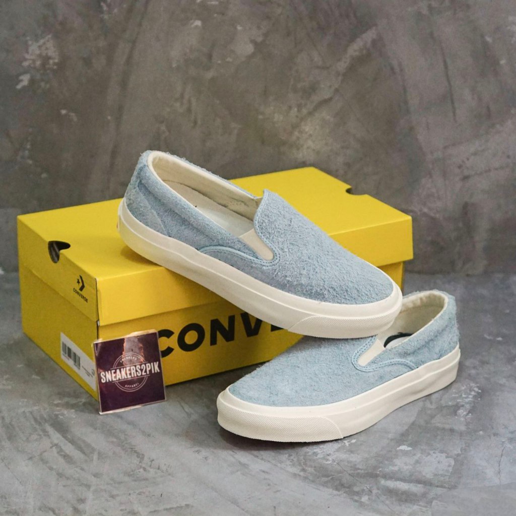 Sepatu Converse One Star Slip On Pro Blue x Golf wang Authentic - Sneakers Slip On