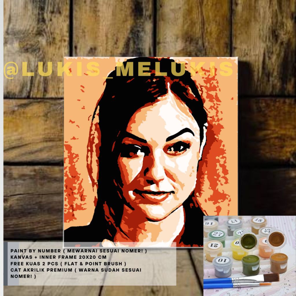 

Paint by Number | Sasha Grey | 20x20cm