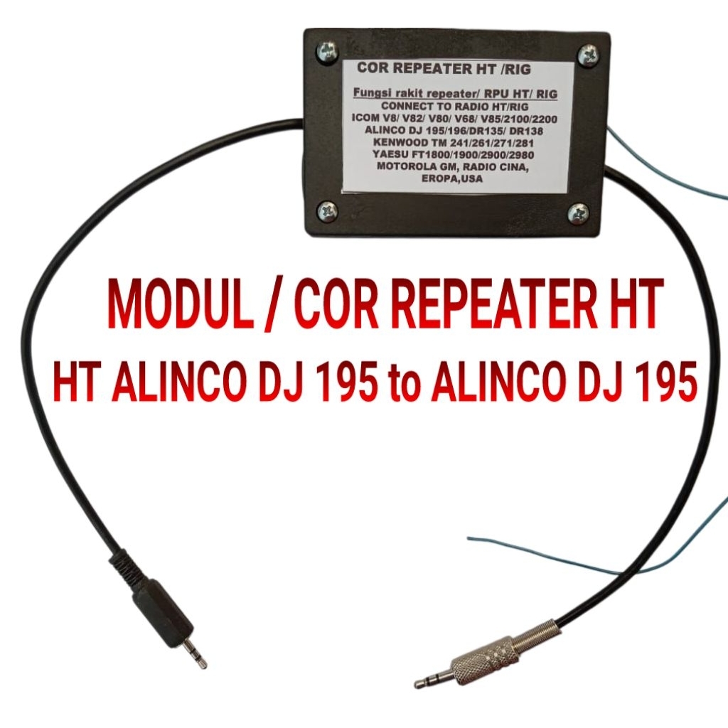 COR REPEATER HT ALINCO DJ 195 DJ 175 DJ 196 DJ 496 DJ 596