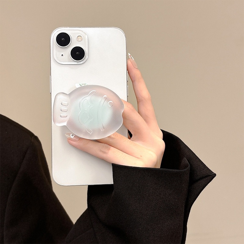 3D Taiyaki Phone Holder Grip Tok – Dudukan HP Lipat Lucu Harajuku Jepang Universal