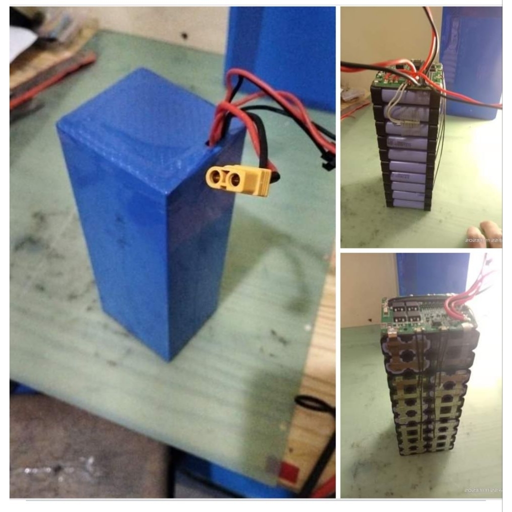 baterai sepeda listrik liion 36volt 12ah higdrain new