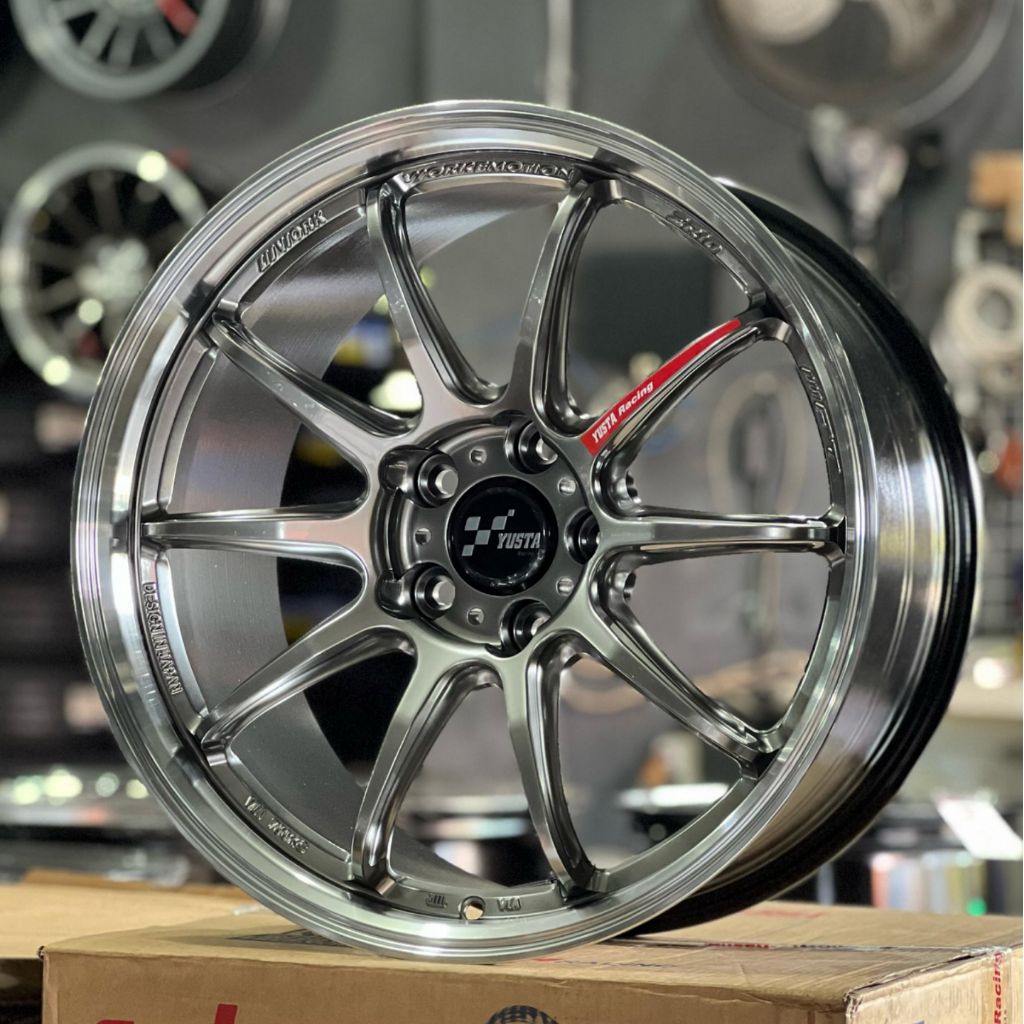 VELG RACING WORK ZR10 ORIGINAL THAILAND R18 LEBAR 9,5 PCD 5X114,3 velg racing mobil ring 18 velg mob