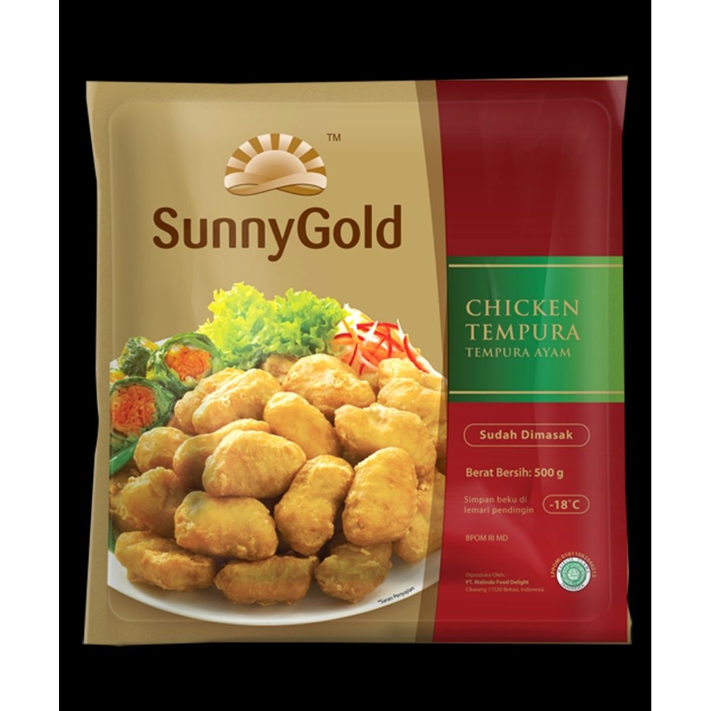 

Sunny Gold | Frozen Food | Chicken Tempura | Tempura Ayam | Netto 500 Gram